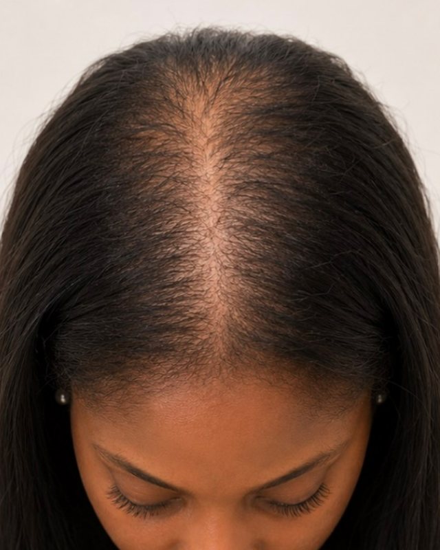 Before, PRP Hair Treatment before and after result